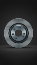 OEM brake rotor with anti-rust coating