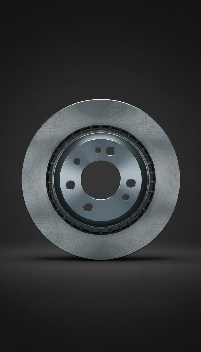 OEM brake rotor with anti-rust coating